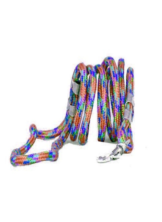 VRCT 14mm Durable Rope Training Leash for Small, Medium, Large, Giant Sized Dogs, with Strong Hook Multi Size & Multi Colored (Random Color)
